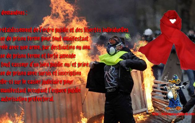 Foulards Rouges ; nous demandons que l'État protège celles et ceux qui bossent !
